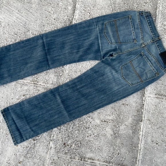 Levi's 218 Women Jeans Blue Denim Slim Straight Fit Jeans Size 16R Denizen - Picture 8 of 10